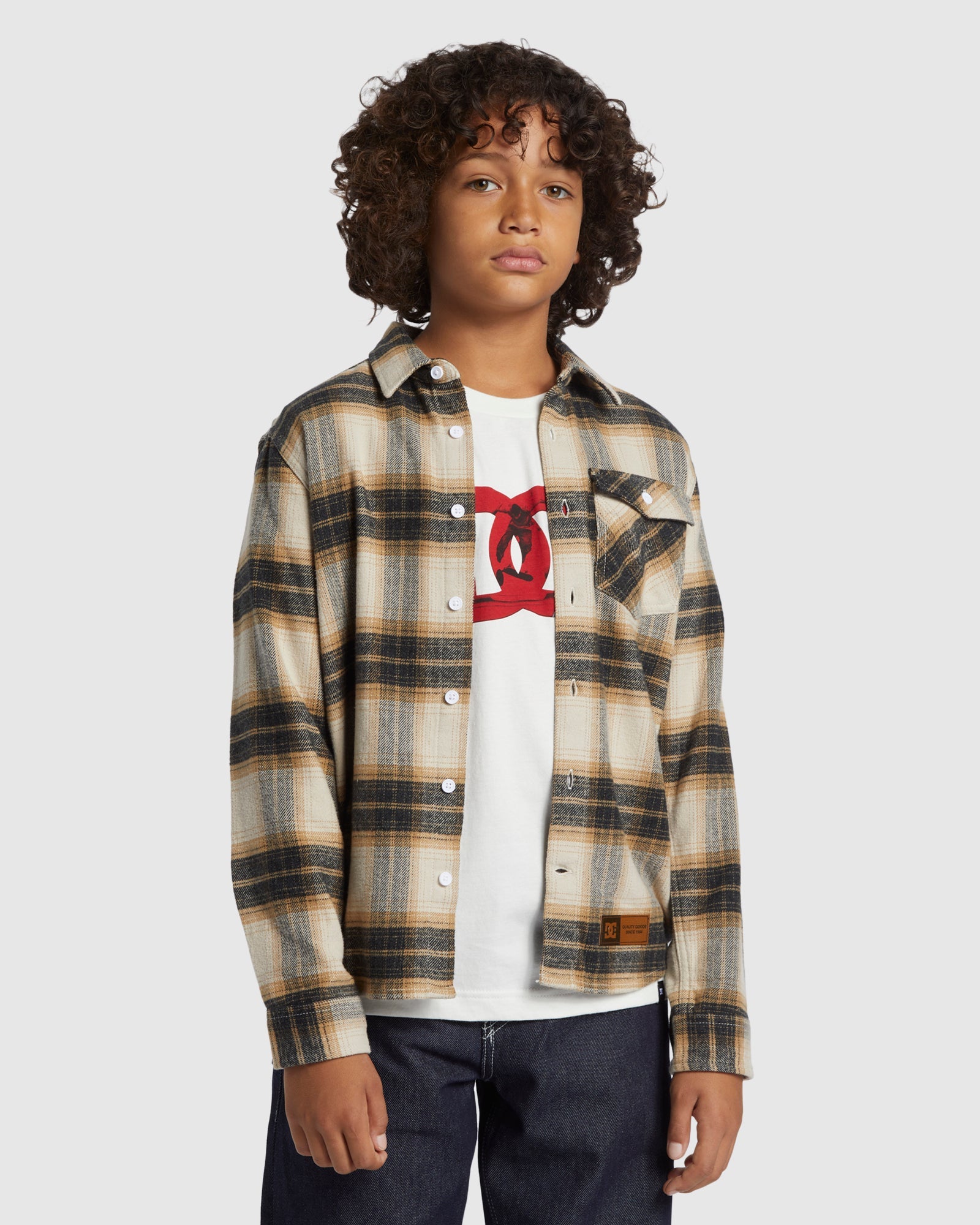 Boys 8-16 Marshal Flannel Top